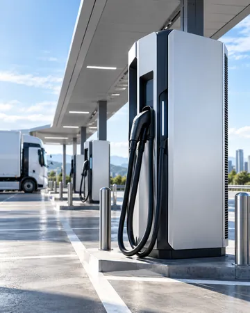 Heavy-duty electric vehicle charger
