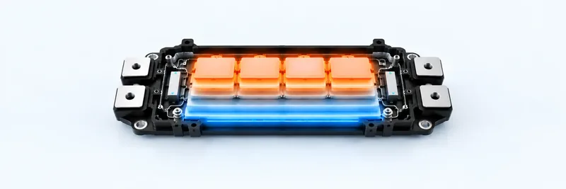 Thermal stack from chip to coolant